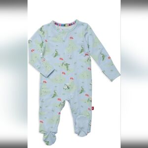 Magnetic Me Light Blue and Green Kids Footie